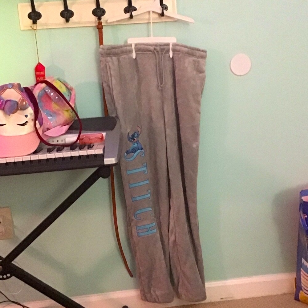 Stitch Sweatpants Size Large Junior